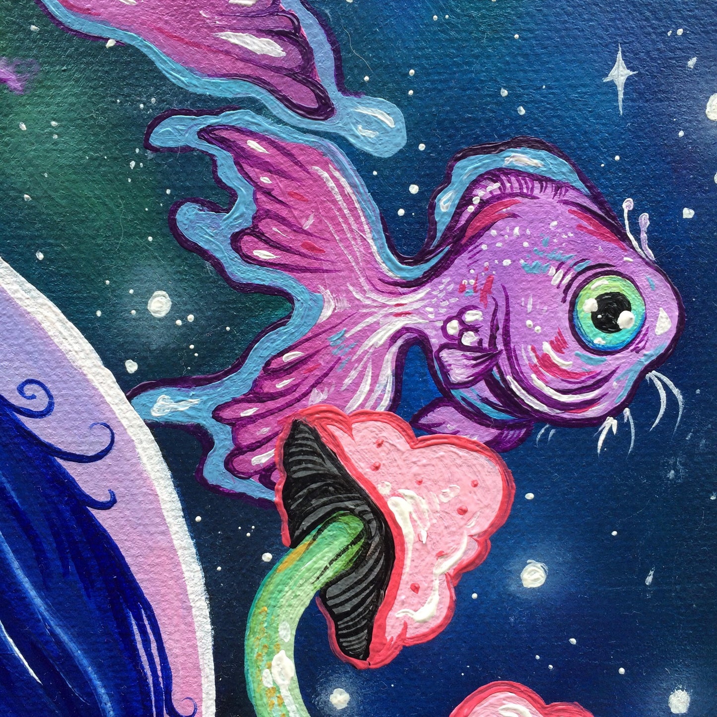 Cosmos Oil Painting