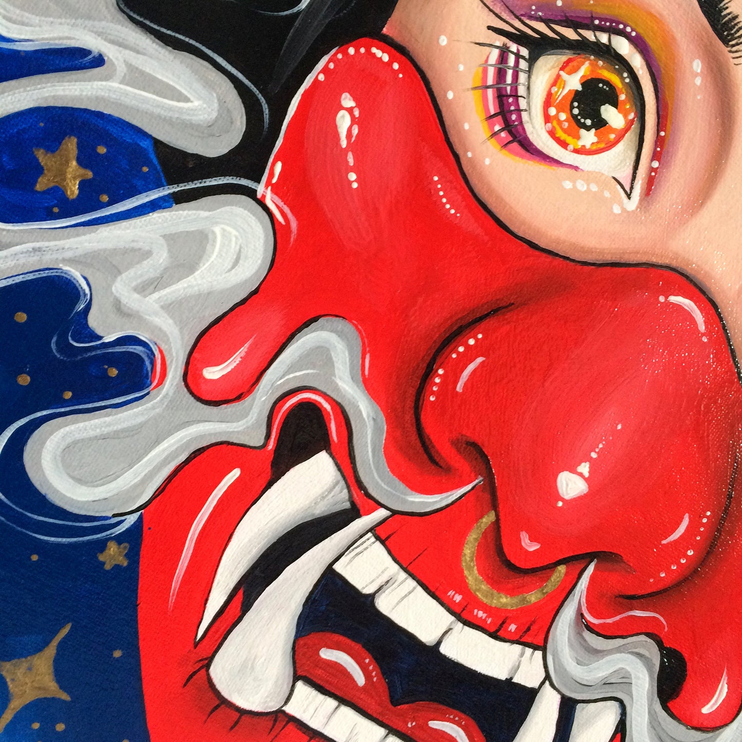 'Oni' Original Oil Painting