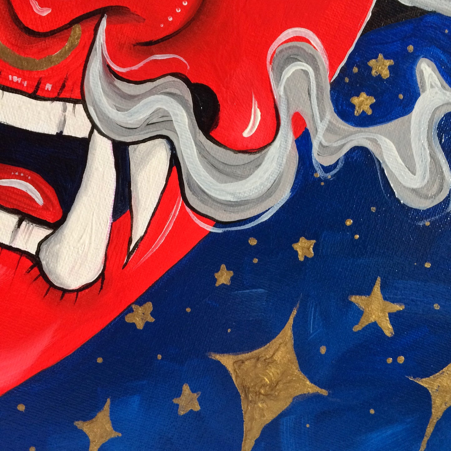 'Oni' Original Oil Painting