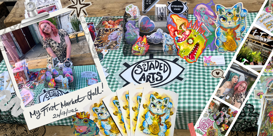 I Did My First Ever Art Market Stall! (And What I Learned from the Experience)