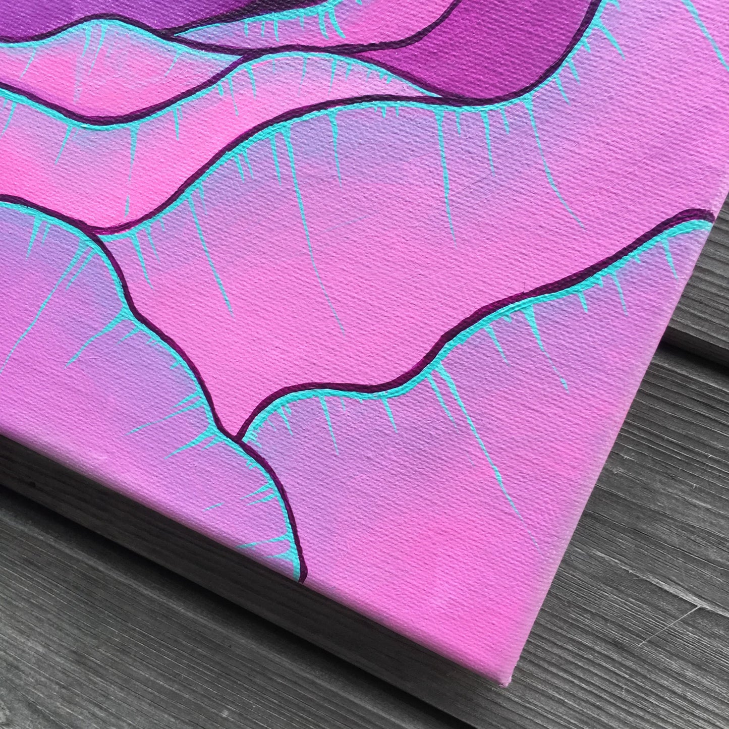 Flora Acrylic Painting