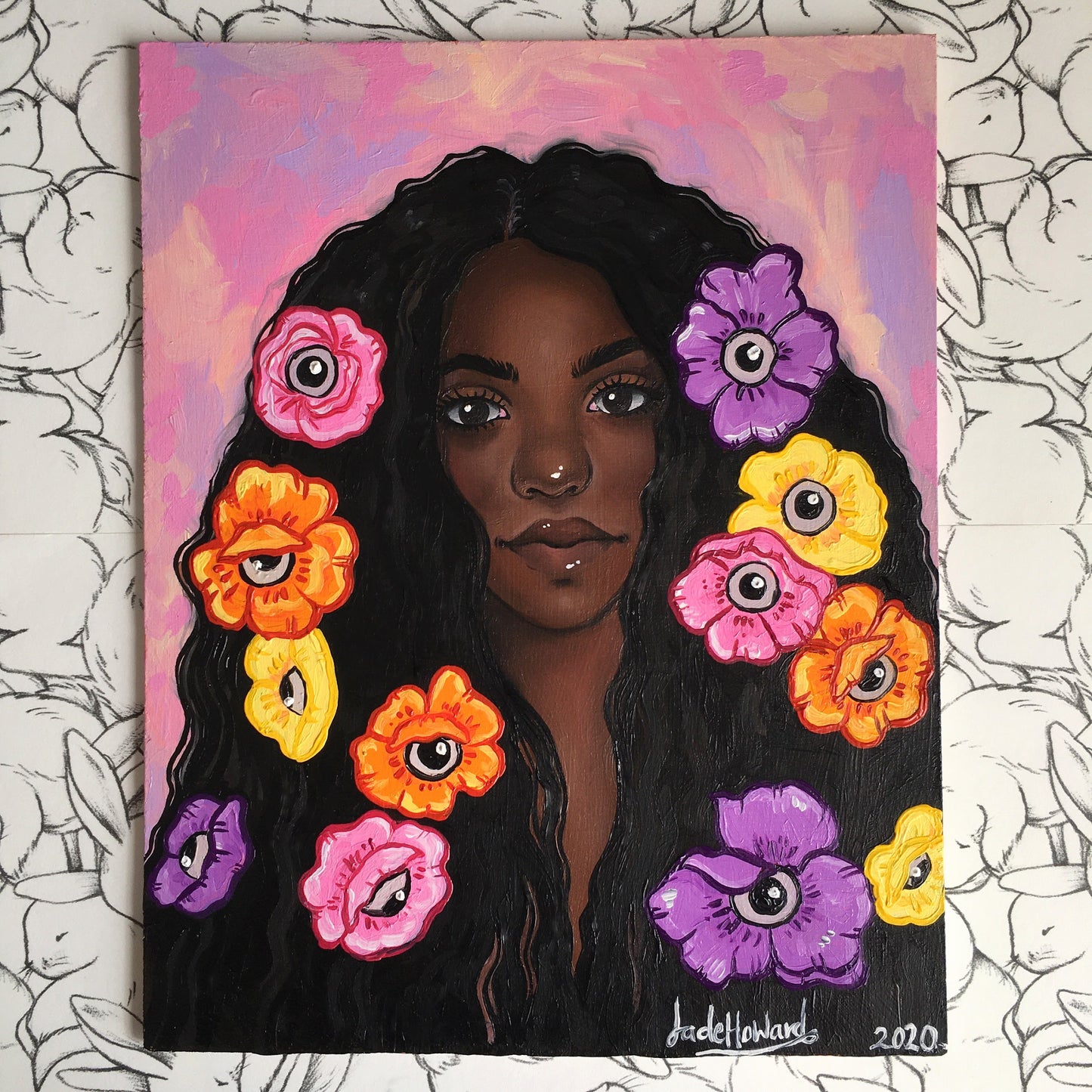 Bouquet Oil Painting