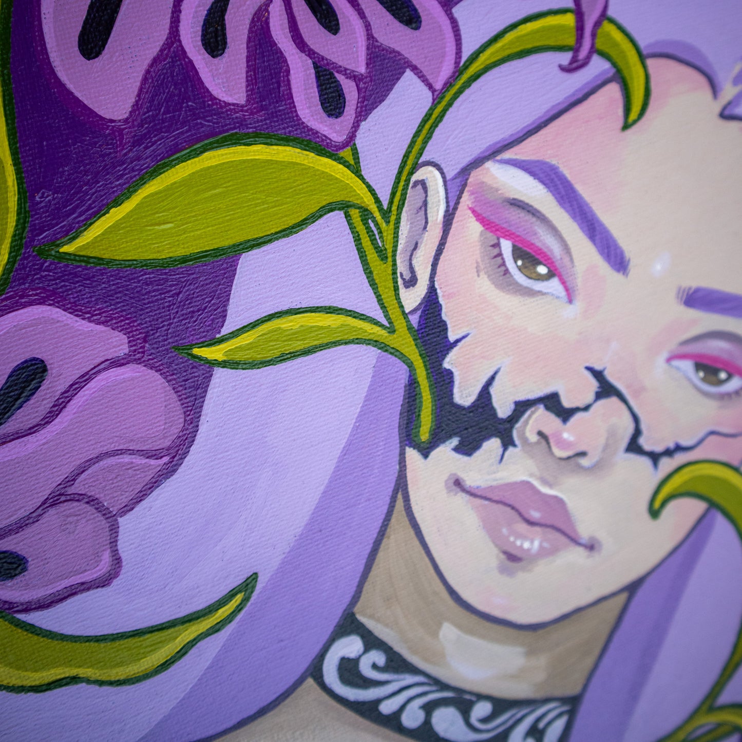 Reclaimed Acrylic Painting